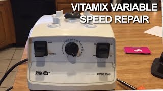 Dr Gene James Repairing Vitamix Variable Speed Problem