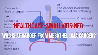 "The Hidden Dangers of Mesothelioma Cancer!"