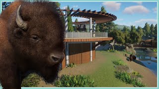 American Bison Habitat - River Rock Zoo | Planet Zoo Speed Build