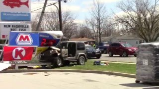 Injury crash in front of Tiffin Avenue Circle K