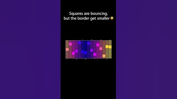 An exciting simulation of squares #simulation #satisfying #crash #viral #trending