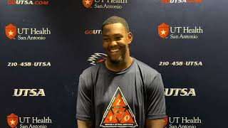 UTSA DL Tai Leonard Post Practice Interview 10.15.25