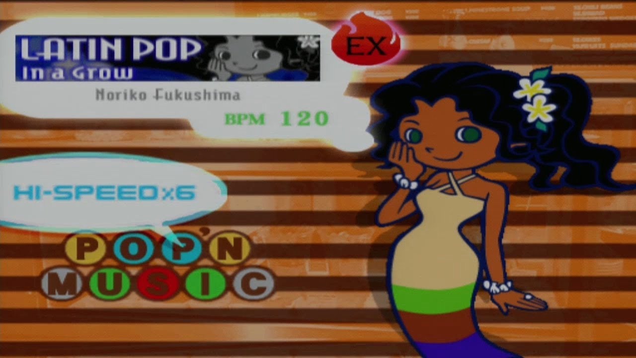 POP'N MUSIC CS9] ラテンポップ - In a Grow (EX) - YouTube