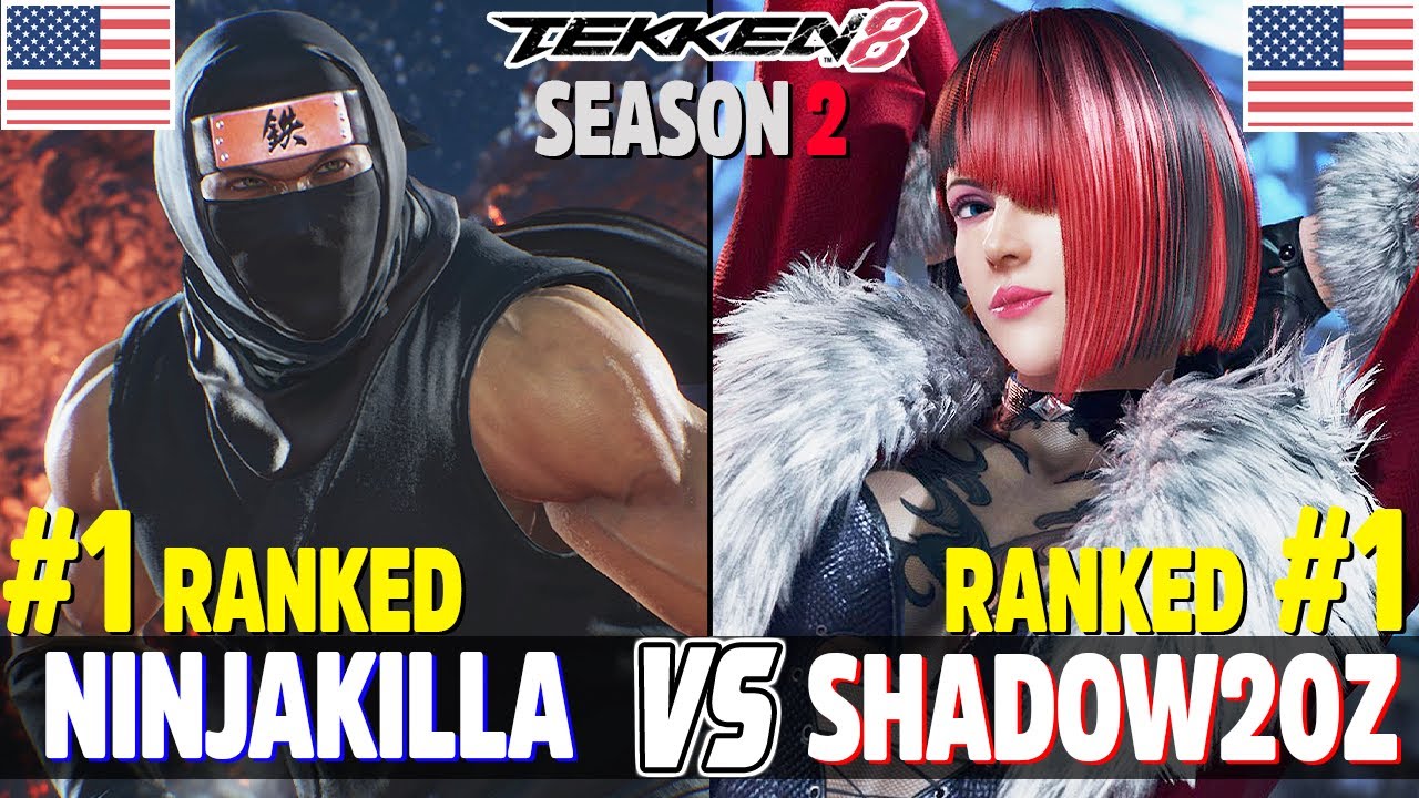 Tekken 8 (Season 2) Ninjakilla (#1 Ranked Law) Vs Shadow20z (#1 Ranked ...