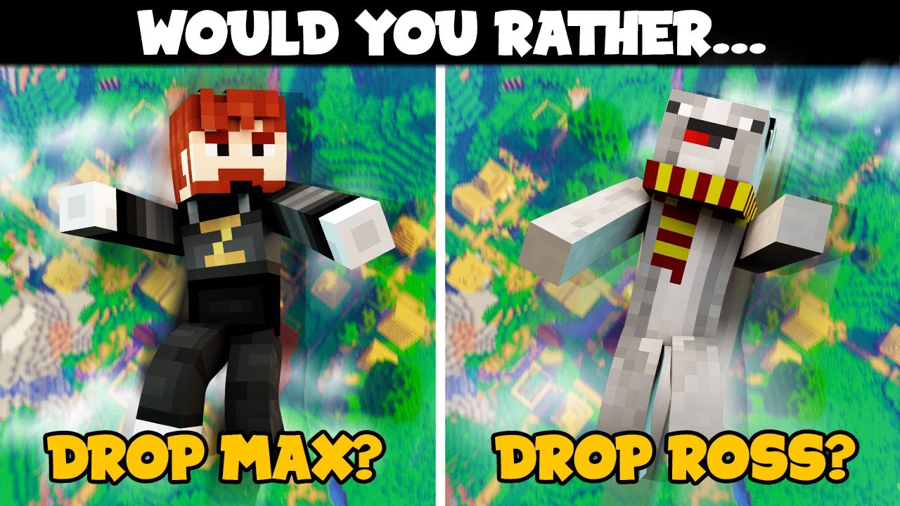 EXTREME Would You Rather vs Youtubers! - Minecraft Challenge