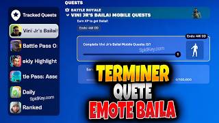 Comment Terminer QUETE EMOTE BAILA sur Fortnite