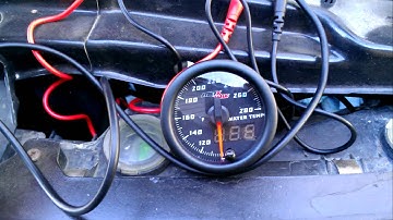 Glowshift MaxTow water temp gauge test