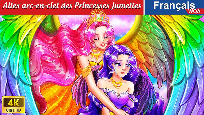 La princesse de papier, The Paper Princess in French, Contes De Fées  Français