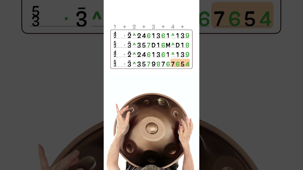 How to connect two handpan patterns