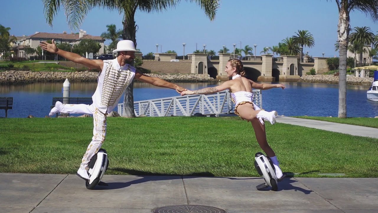 Kingsong Electric Unicycle Dancing with the Electric Jugglers YouTube