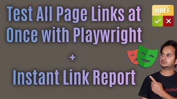 Test All Page Links at Once with Playwright + Instant Link Report #CheckMyLinks