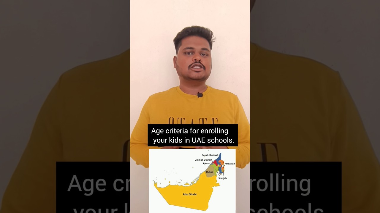 Age criteria for enrolling your kids in UAE schools 🎒