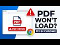 How to Fix “An Error Occurred While Loading the PDF” in Chrome