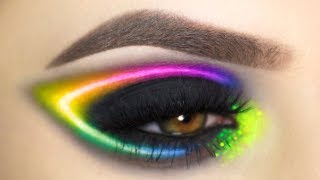Rainbow Neon | Eye Make Up Tutorial