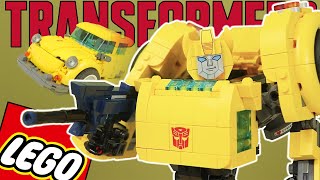 Lego Bumblebee, An Articulated Statue | #transformers Lego Bumblebee Review