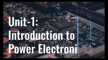 Lecture-1(a) Introduction to power electronics in English