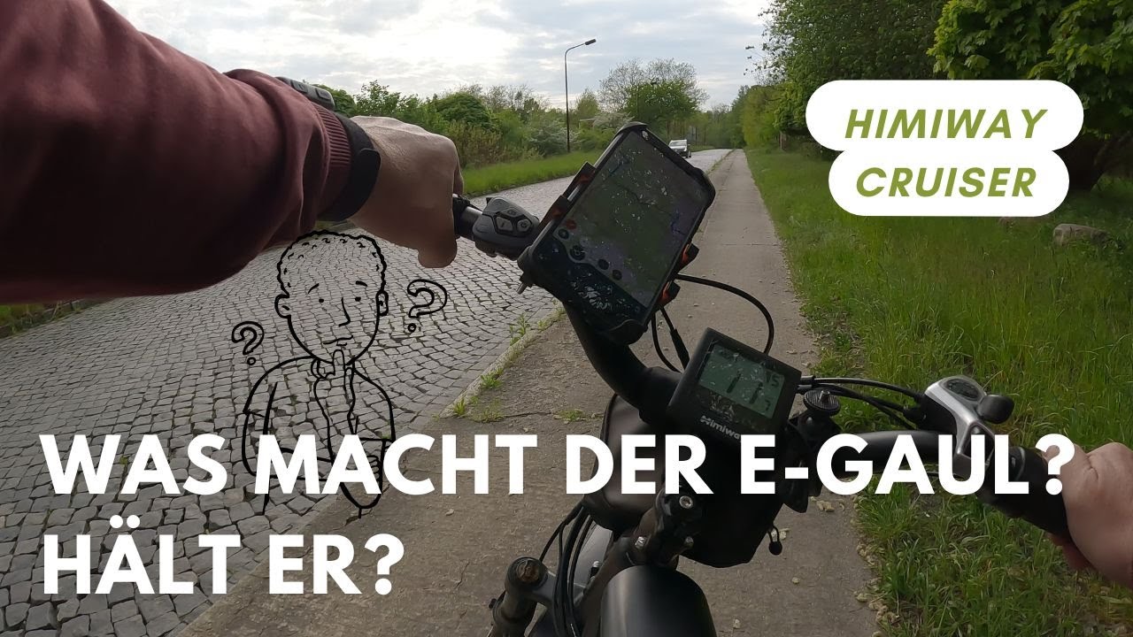 Wie weiter mit dem Himiway Cruiser? Auf zu einer Probefahrt!