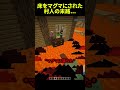 家の床を突然マグマにされた村人の末路... #shorts