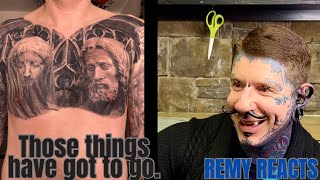 Remy reacts to Black and Grey Body suit in the making. #inked #ink #tattoo by EphemeralRemy. 2,363 views 1 month ago 15 minutes