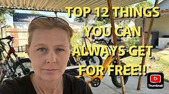 A LIST OF 12 THINGS YOU CAN ALWAYS GET FOR FREE (NOT INCLUDING FOOD)