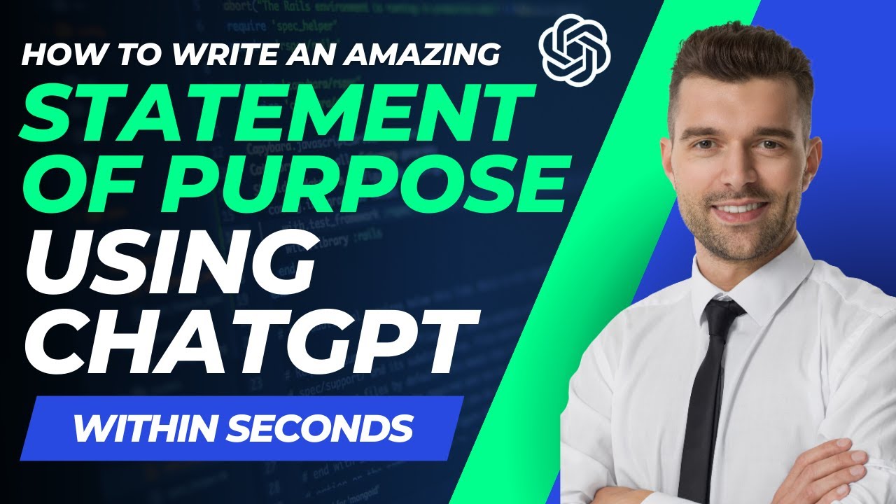How to write statement of purpose using ChatGPT within seconds || Chat ...
