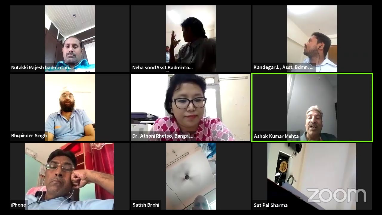 Online Badminton  Coach Up-gradation Program for High Performance Training