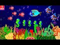Peaceful Fish🐟 Lullaby for Baby Sleep 🌙 Relaxing Underwater Music🎵 &amp; Aquarium Animation