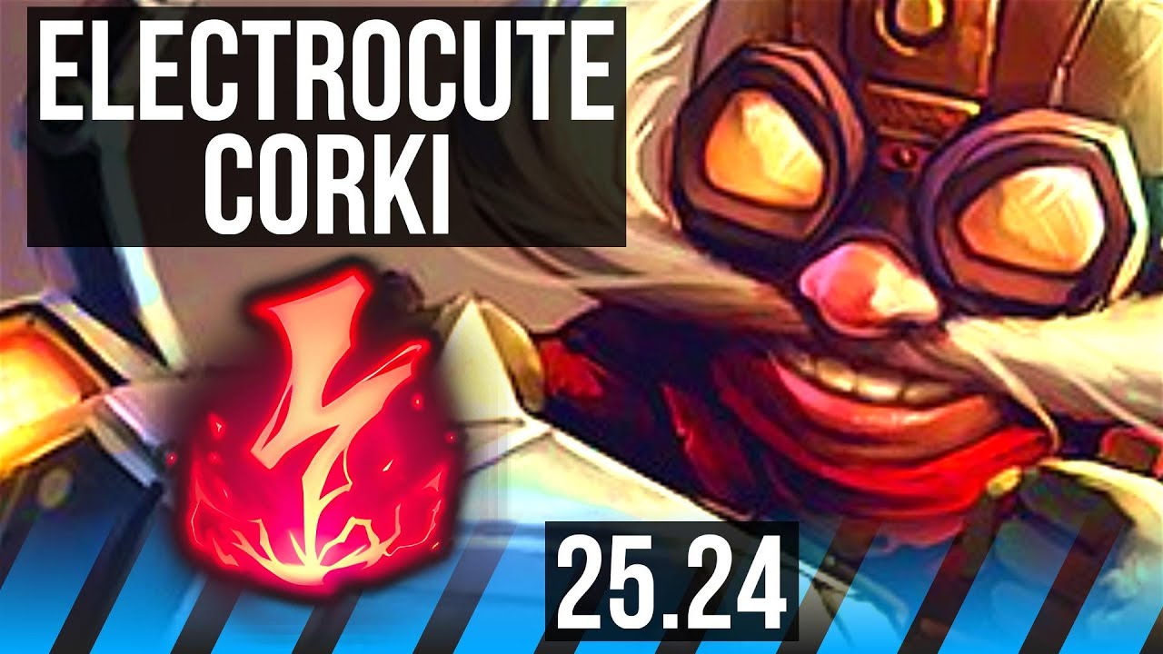 CORKI vs AKALI (MID) | Electrocute | KR Master | 25.24