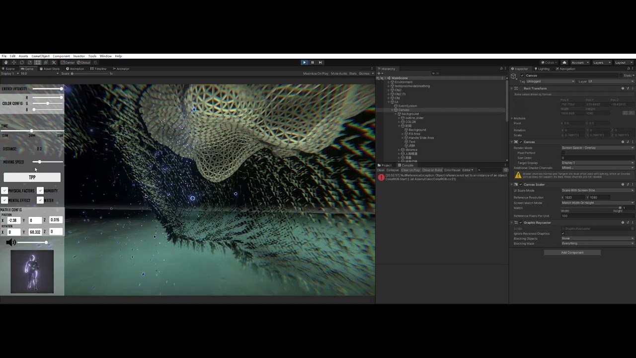Cloud Hygromorphs Unity Recording