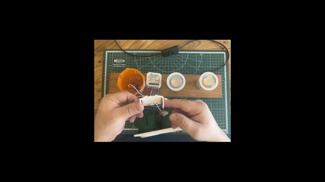 Диммер двухканальный QS Zigbee D02 TRIAC 2C LN - YouTube