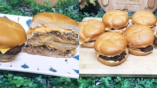 Beef Burger Recipe / Homemade Beef Patty Burger Recipe /#beefburger #burger  #kitchenwithaamu