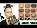 EYE SWATCHES and Review | FIFTY FIFTY MAKEUP Autumn Palette