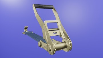 How Ratchet Strap works? 3D Animation