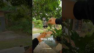 Pov workflow brewing double ristretto &amp; Magic latte 🌱#coffeelover #cyberflow #coffee #pov