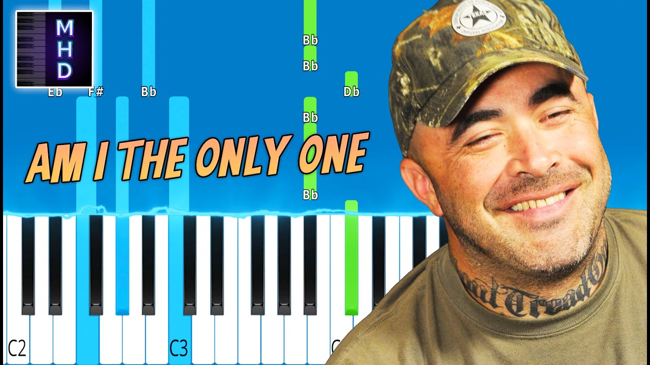 Aaron Lewis - Am I The Only One - Piano Tutorial - YouTube