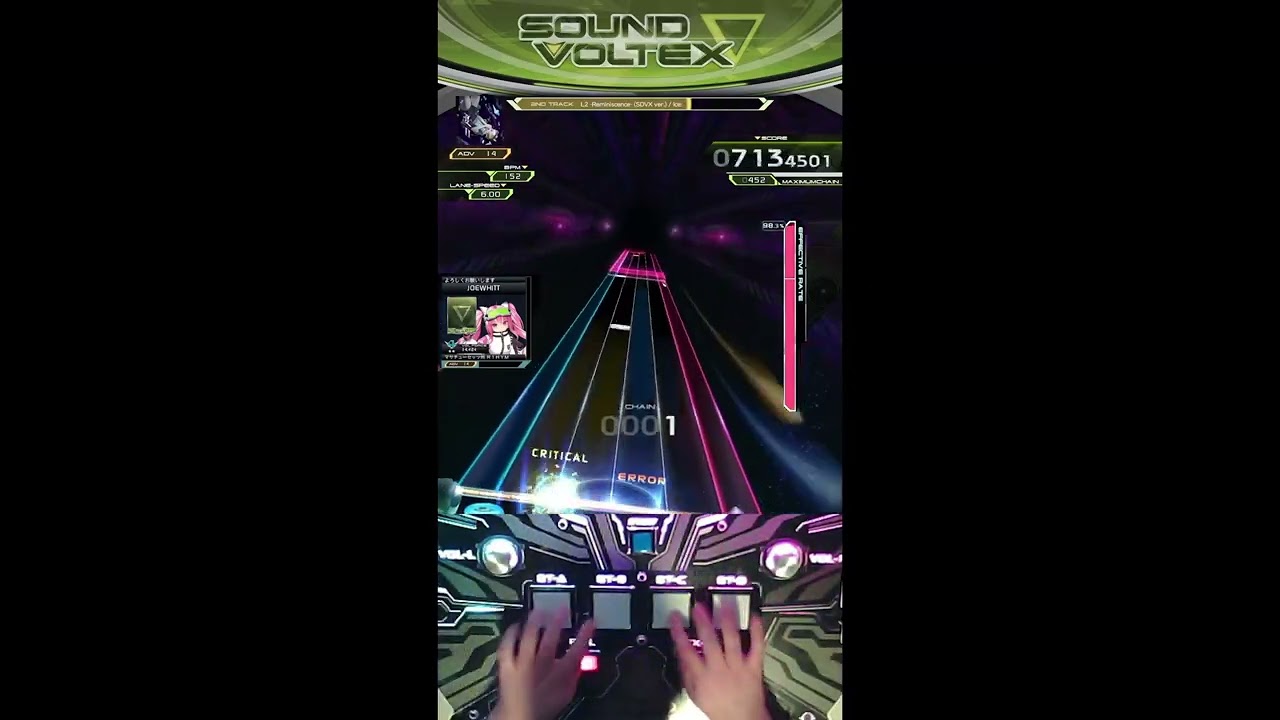 Sound Voltex ∇) L2 -Reminiscence- (SDVX ver.) ADV-14 [991k] - YouTube