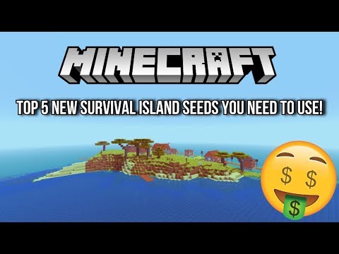 Minecraft - Top 5 New Survival Island Seeds You NEED To Use! (Minecraft PS4, Xbox One,PS3,Xbox 360)