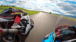 ZX-10R vs 3x Yamaha R1 | FULL RACE POV by Murtanio 21,167 views 7 months ago 14 minutes, 5 seconds