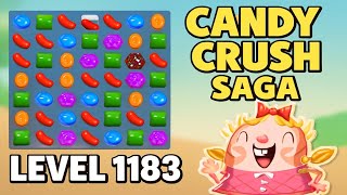 المستوى 1183، كاندي كراش ساجا، دليل، أسلوب اللعب، بدون تعليق، أندرويد screenshot 5