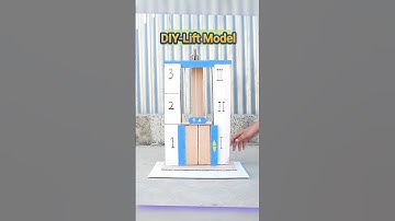 STEM Project - Cardboard Elevator Model #elevator #shorts #stem #scienceproject