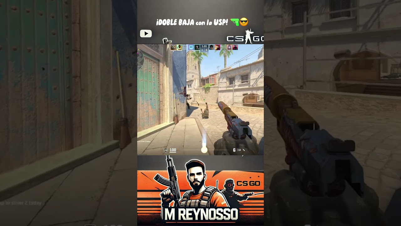 ¡DOBLE BAJA con la USP! 🔫😎 | CS2 Precision Total 