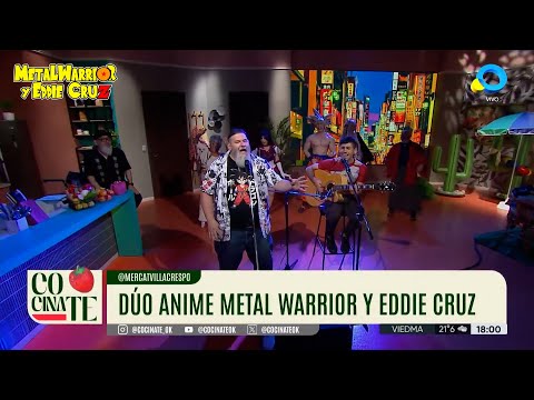 Cantando ANGELES FUIMOS en la Televisión (Acustico) - MetaLWarrioR y Eddie Cruz