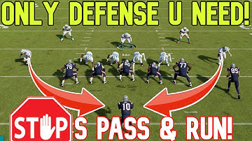 💪ONLY DEFENSE U NEED! Best Blitz & Base Defense in Madden NFL 22! 🛑STOPS RUN & PASS!🛑 Tips & Tricks