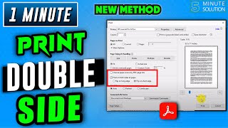 How to print double sided pdf 2024 | Adobe acrobat Tutorial screenshot 3