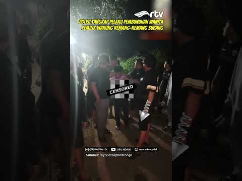 Polisi Tangkap Pelaku Pembunuhan Wanita Pemilik Warung Remang-Remang Subang