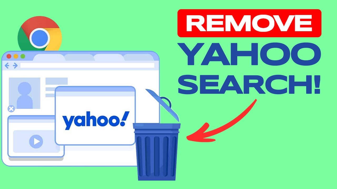 How to Remove Yahoo Web Search From Chrome - YouTube
