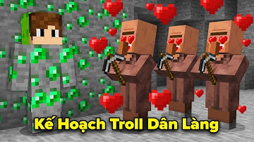 Tôi Giả Làm Ngọc Lục Bảo Để Lừa Dân Làng Trong Minecraft!