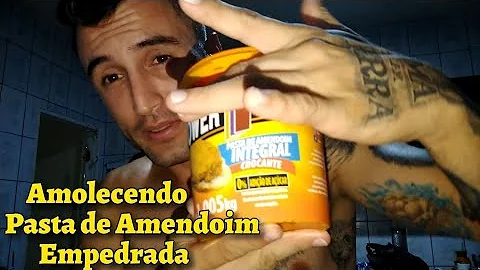 Porque a pasta de amendoim fica dura?