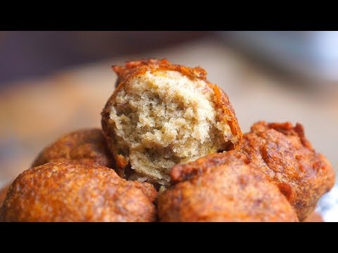 How to make Cekodok pisang/ Fried banana balls / Jemput - Jemput !!!