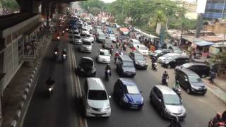 Motorcycle and other transportation in Jakarta Indonesia